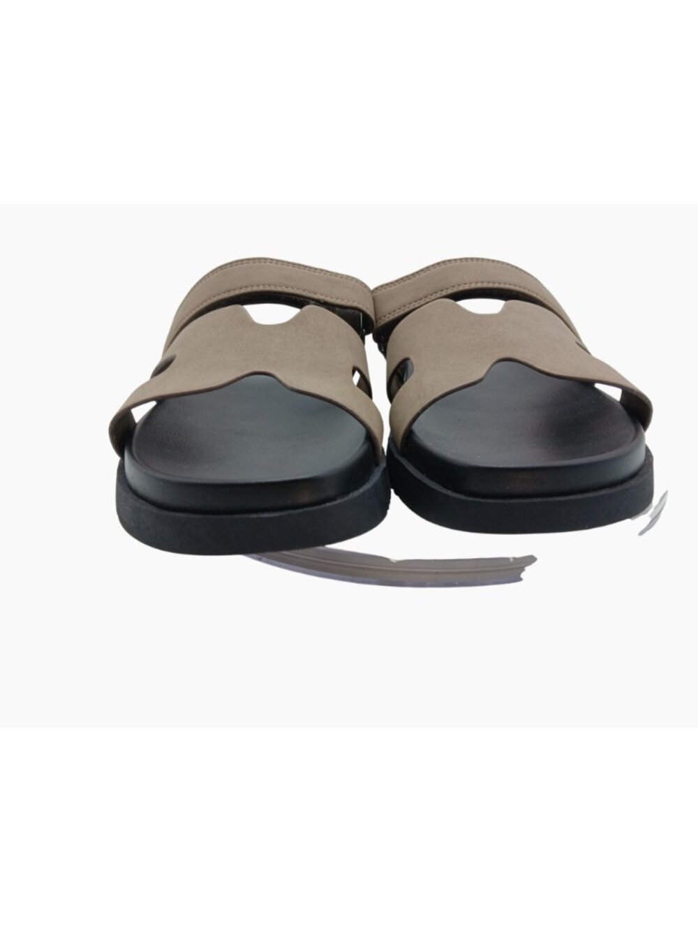 SM New York Womens Moana Slide Tan Sandals Size 10 Adjustable Shoes Minimalist - Picture 11 of 13